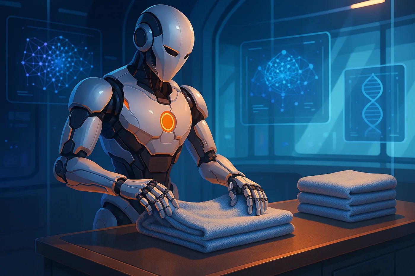 הרובוט שלמד לקפל כביסה: סוף עידן העוזרות?